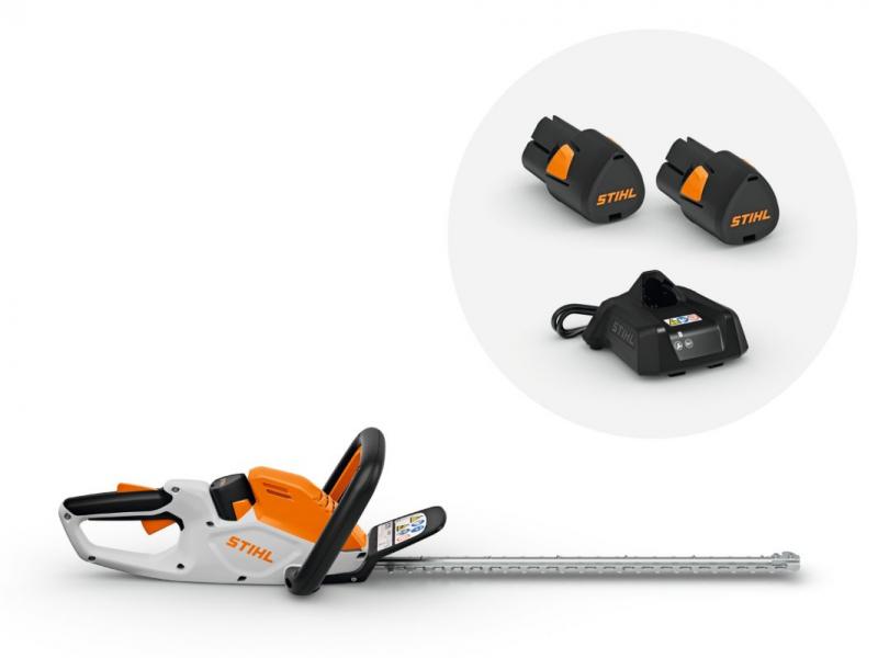 Акумулаторна ножица за храсти STIHL HSA 40 - комплект с 2 батерии и зарядно